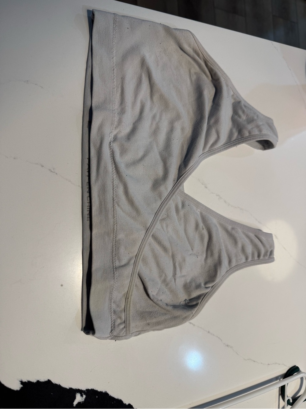 Light Gray Wireless Sports Bra